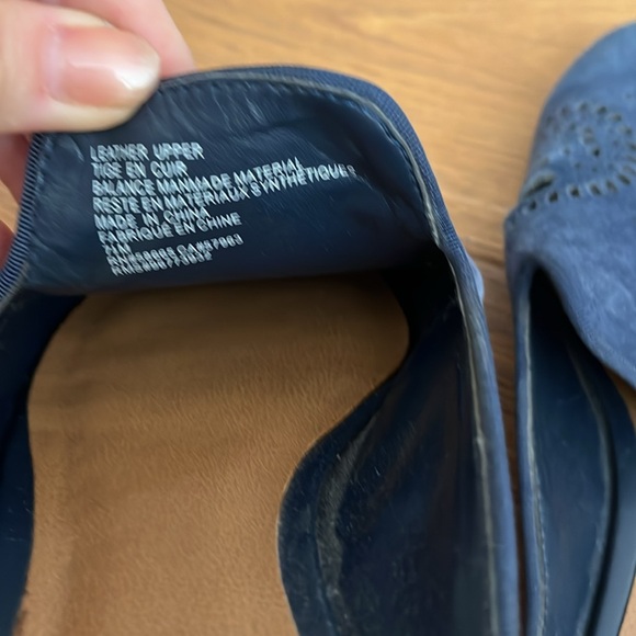 Susina blue suede slides 7.5 - Picture 3 of 4